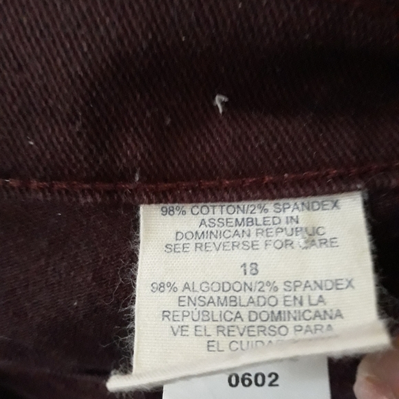 Faded glory stretch jeans size 18 A-5 - Picture 3 of 4